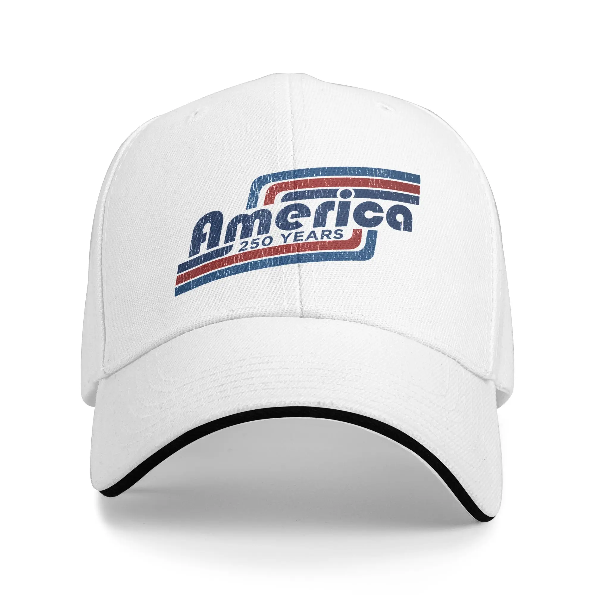 Outdoor Sport Usa - アメリカ 250 周年記念 USA サンドイッチ野球帽ファッション旗愛国的な男性女性調節可能なサンキャップスポーツギフト帽子