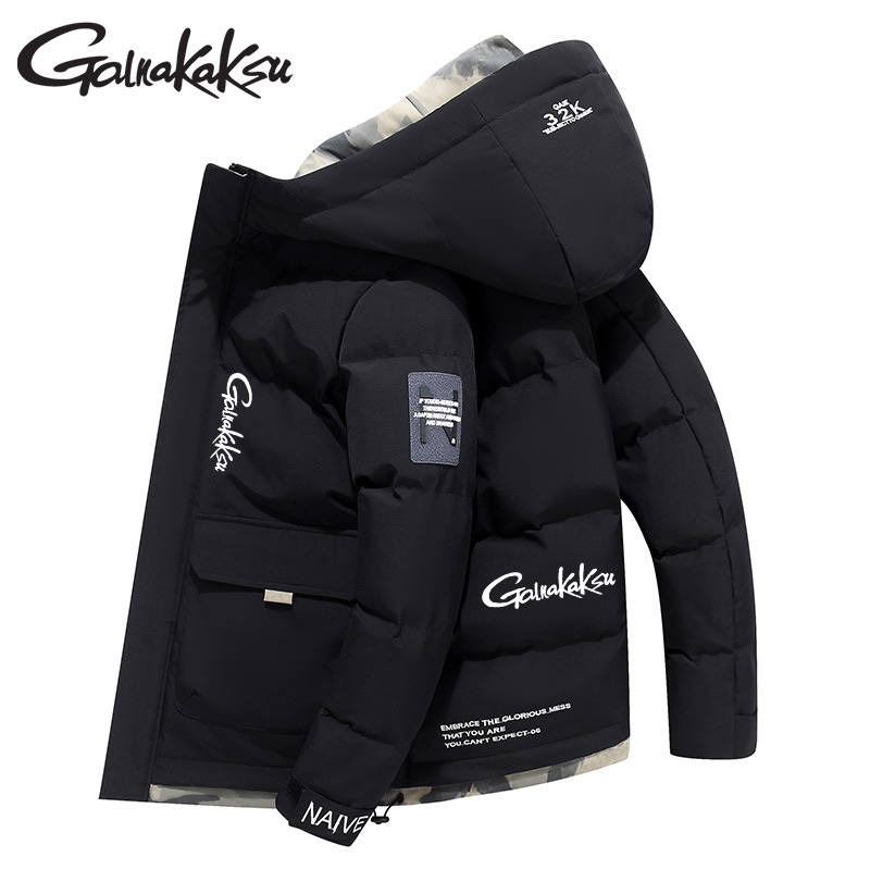 Outdoor Sport Winter Jacket - フード付きフィッシングジャケット,暖かいカーディガン,綿のコート,アウトドアスポーツ,新しい秋と冬
