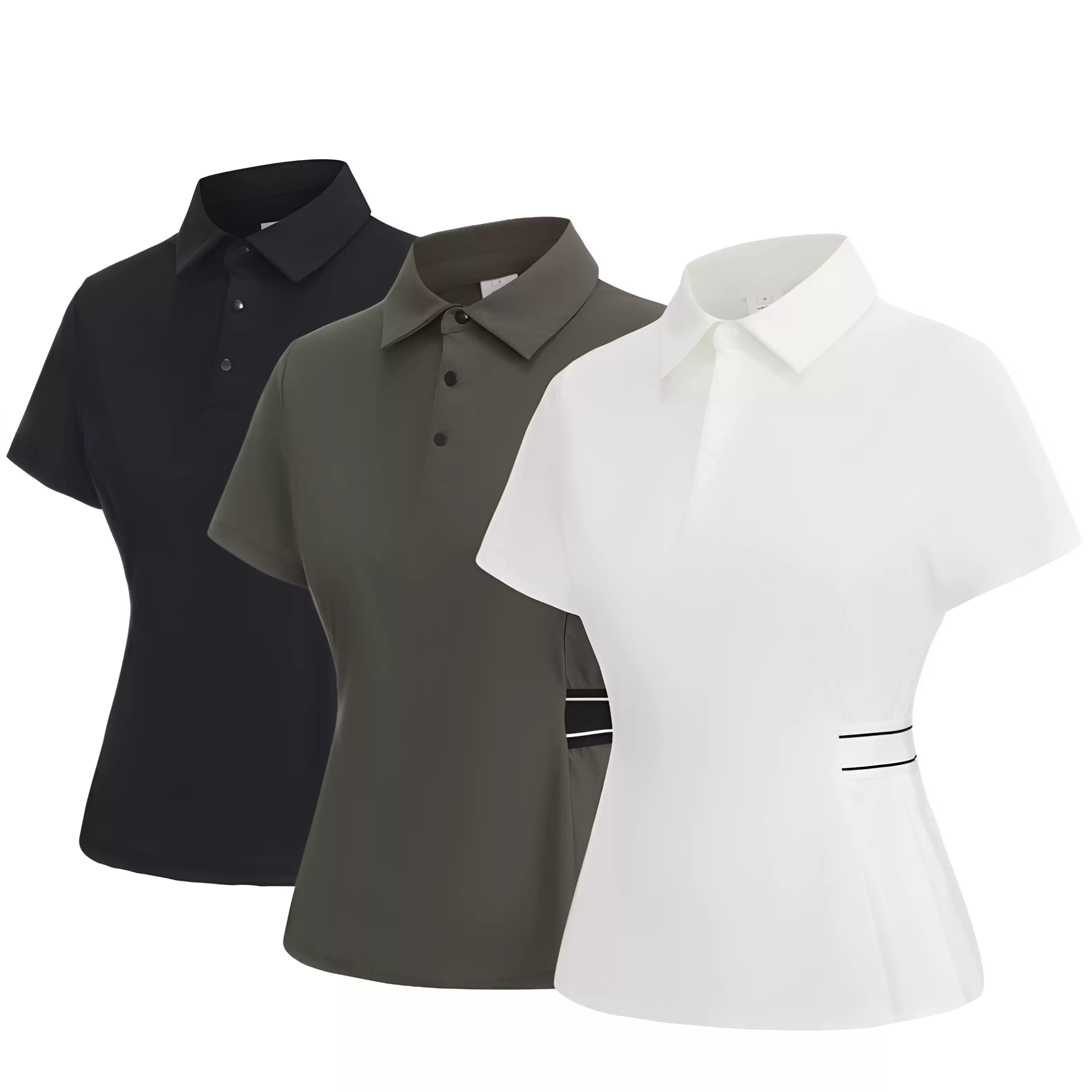 Polo Shirt Equestrian - 乗馬用トップス アイスシルク クール日焼け止め 半袖ポロシャツ