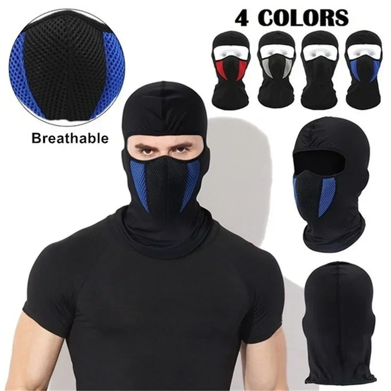 Equestrian Helmet - オートバイフルフェイスマスクバラクラバ男性女性スポーツ通気性防塵防風ヘルメットフードモト乗馬ネックアクセサリー