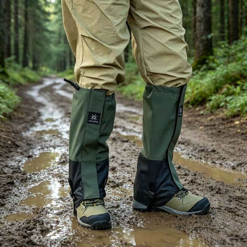 Outdoor Sport Leggings - アウトドア旅行用防水レッグゲイター、レギンスシューズ、ハンティング、登山、キャンプ、冬の旅行者用スノーフットカバー