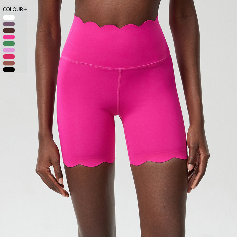 Outdoor Sport Leggings - 女性用ヨガショーツ、無地、通気性、速乾性、ジムレギンス、アウトドアランニング、夏