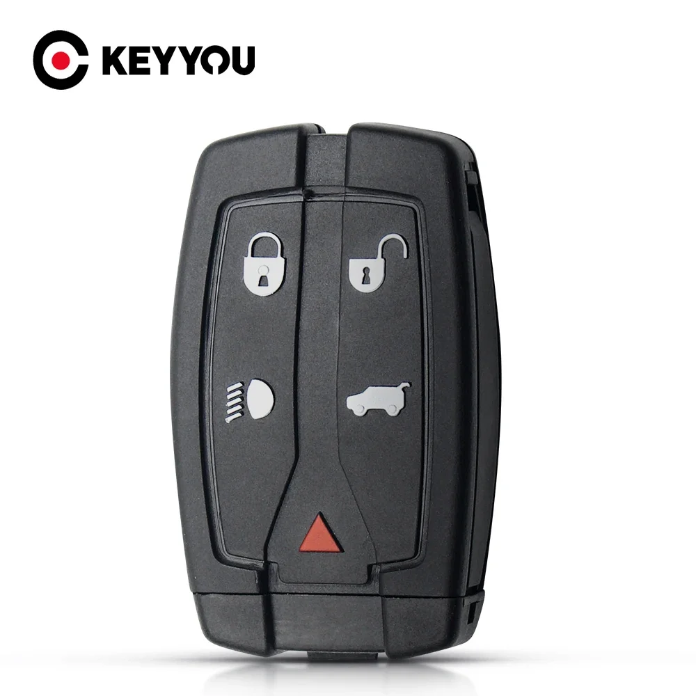 Outdoor Sport Logo - Keyyou-Land Rover Freelander 2用のスマートリモコンキー,キーケースシェル,カットブレード,ロゴなし,新品,1個
