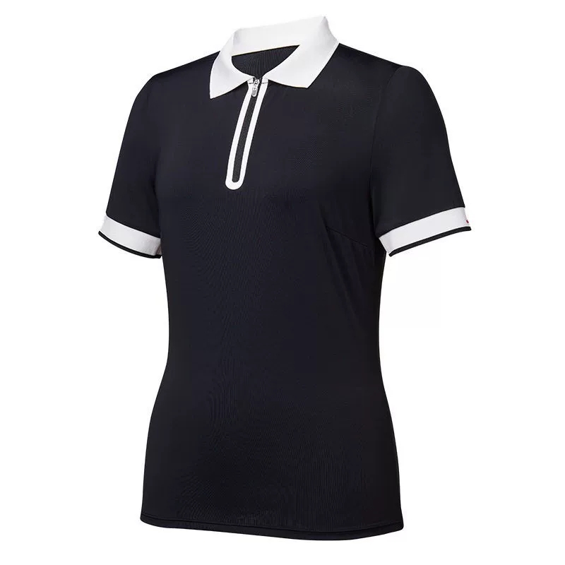Polo Shirt Equestrian - レディースサマーポロシャツ（襟付き、半袖、乗馬用）