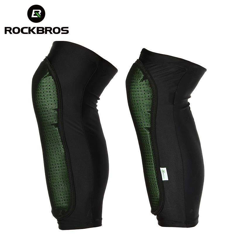 Outdoor Sport Leggings - Rockbros-スポーツレッグウォームニーパッドmtbサイクリング、自転車ニーパッド、ハイキング、サッカー、キャンプレギンス、レッグスリーブ用の保護ギア