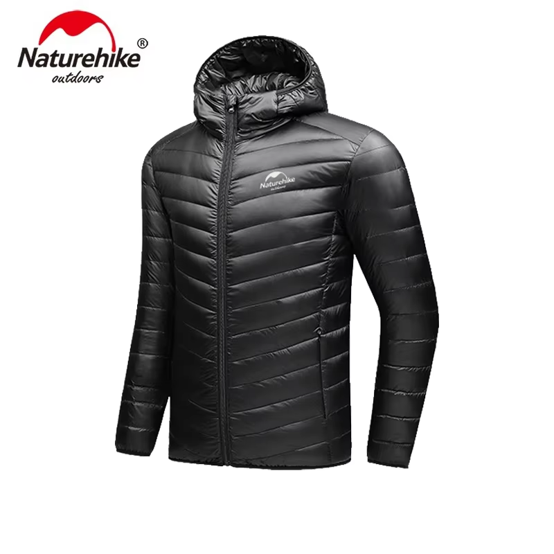 Outdoor Sport Winter Jacket - Naturehike 秋冬新ジャケットアップグレード 800 ウルトラドライアヒルのダウンジャケット男屋外キャンプコート超軽量ハイキングジャケット