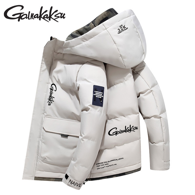 フード付きフィッシングジャケット,暖かいカーディガン,綿のコ - Outdoor Sport Winter Jacket のレビューと価格