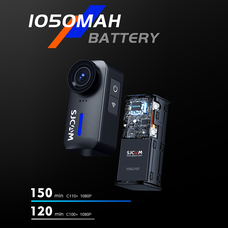 SJCAM C110+ 4K 30fps アクションカメラ  - Outdoor Sport Usa のレビューと価格
