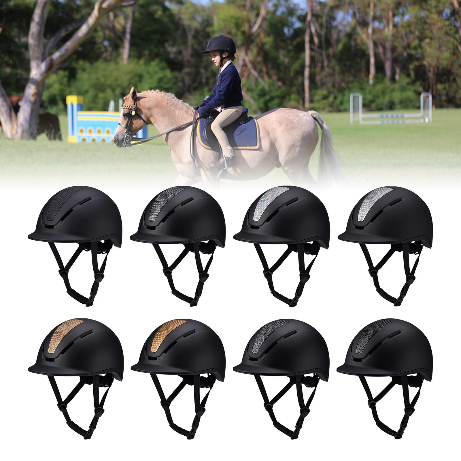 乗馬用ヘッドギア 調節可能なチンストラップ PC EPS 耐 - Equestrian Helmet のレビューと価格