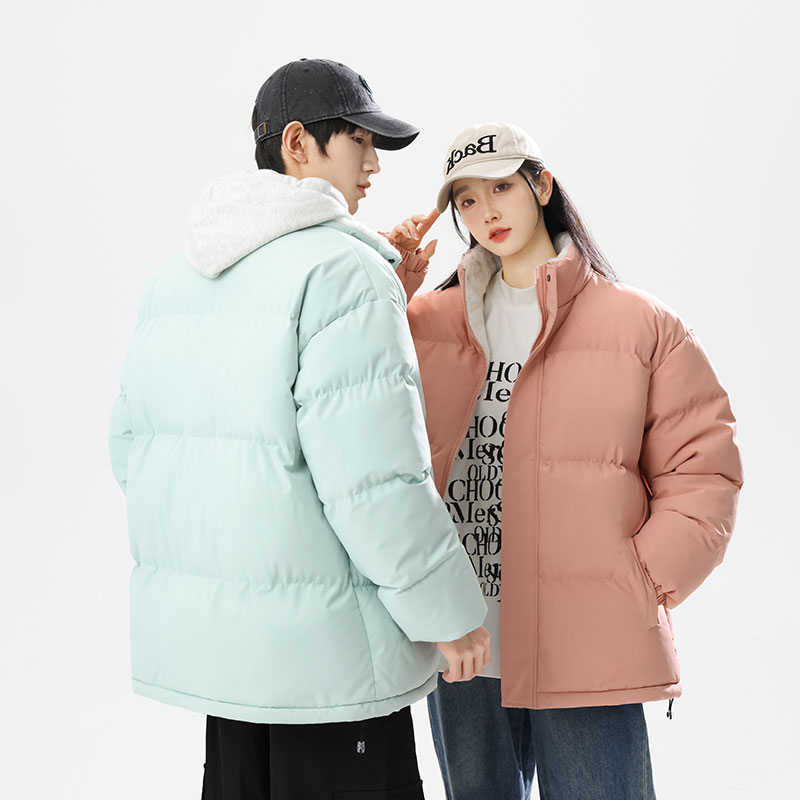 冬用アウトドアジャケット 防風 スタンドカラー 暖かい 無地 - Outdoor Sport Winter Jacket のレビューと価格