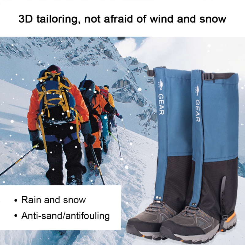 屋外ハイキング防水雪レギンスゲートル男性女性スキー登山砂漠ト - Outdoor Sport Leggings のレビューと価格