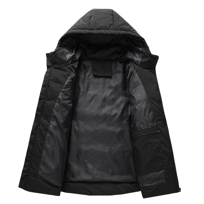 15 エリア加熱式冬用フード付きジャケット男性用暖かい加熱ジ - Outdoor Sport Winter Jacket のレビューと価格