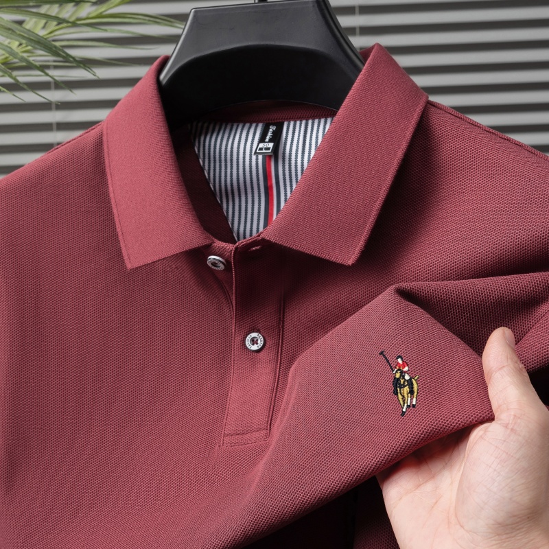 オリジナルデザイナーの定番ブランド馬術刺繍半袖ポロシャツ夏コ - Polo Shirt Equestrian のレビューと価格