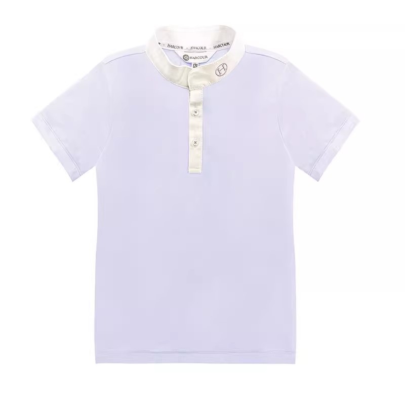 ドーラス キッズ スタンドカラー乗馬ポロシャツ - 速乾性、 - Polo Shirt Equestrian のレビューと価格