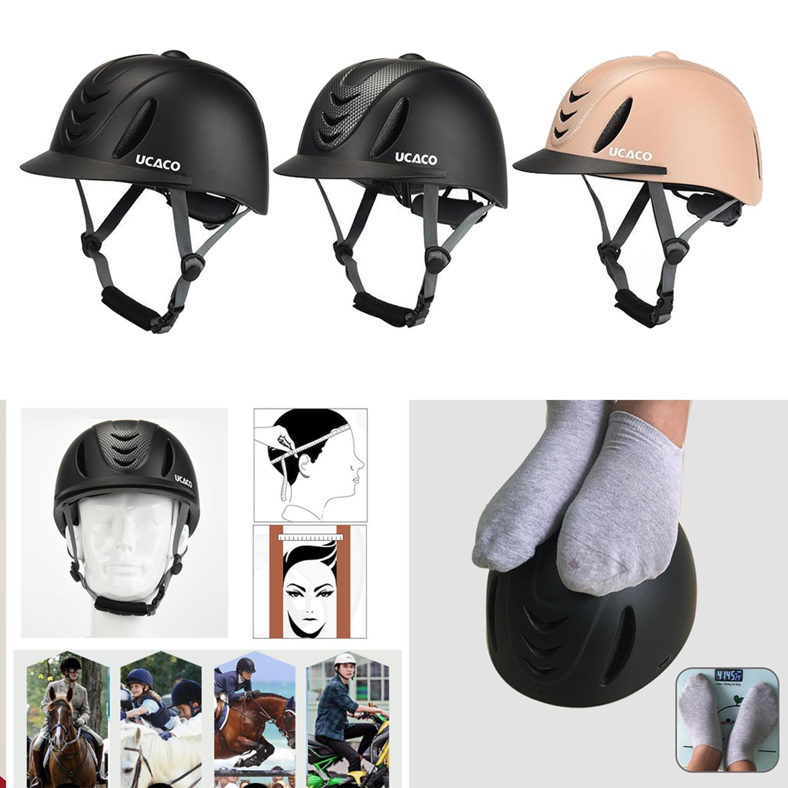 乗馬用ヘッドキャップ スポーツ乗馬ヘルメット 軽量で頑丈で耐 - Equestrian Helmet のレビューと価格