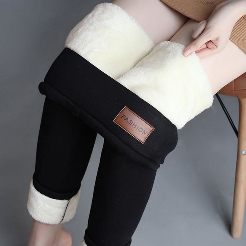 フリース裏地付きサーマルレギンス女性用冬用レザーラベルタイツ - Outdoor Sport Leggings のレビューと価格