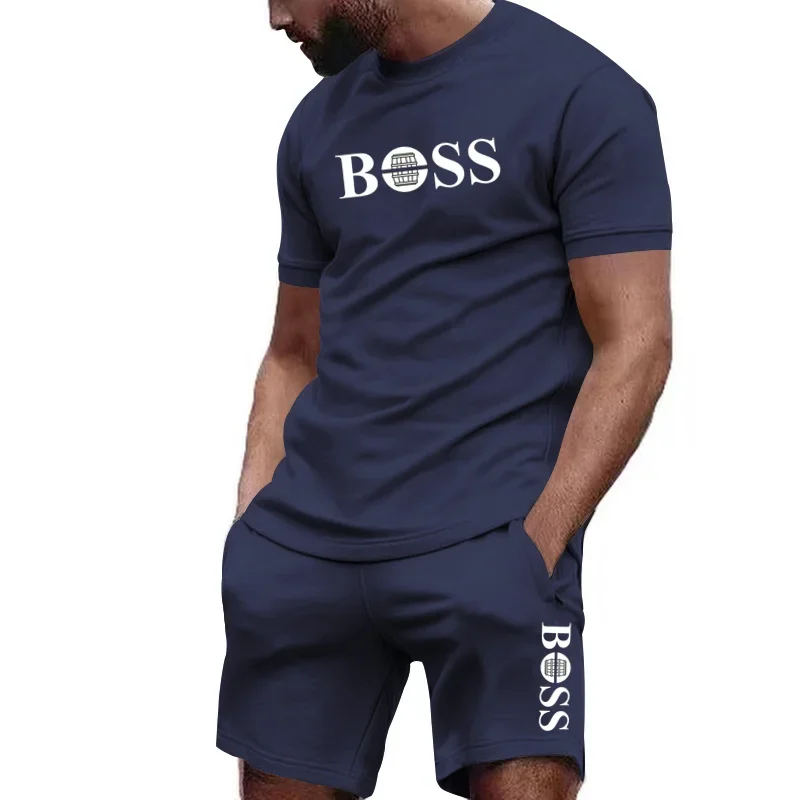 メンズツーピーススポーツウェア半袖Tシャツ＆パンツセット ラ - Outdoor Sports Leisure のレビューと価格