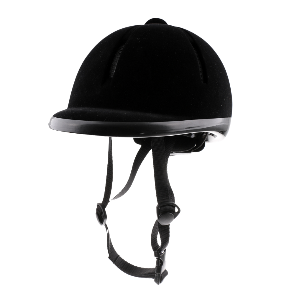 子供乗馬ヘルメット調整可能なベルベット馬術ライダーヘルメット - Equestrian Helmet のレビューと価格