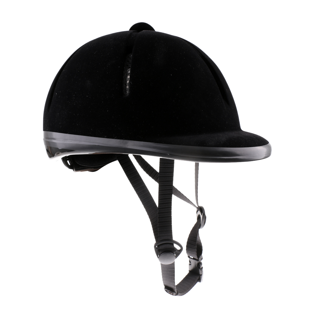 子供乗馬ヘルメット調整可能なベルベット馬術ライダーヘルメット - Equestrian Helmet のレビューと価格