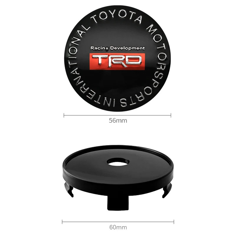 4個入り 56mm 60mm 車輪センターカバー タイヤハブ - Outdoor Sport Logo のレビューと価格