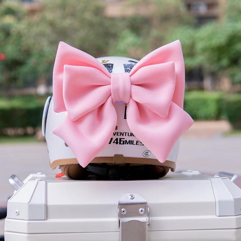 1pc 弓型ヘルメット装飾かわいい弓型飾りオートバイ電動自転 - Equestrian Helmet のレビューと価格