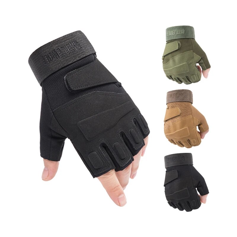 屋外戦術手袋スポーツ手袋ハーフフィンガー軍人女性戦闘射撃狩猟 - Outdoor Sport Name のレビューと価格