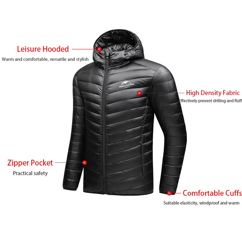 Naturehike 秋冬新ジャケットアップグレード 800 - Outdoor Sport Winter Jacket のレビューと価格